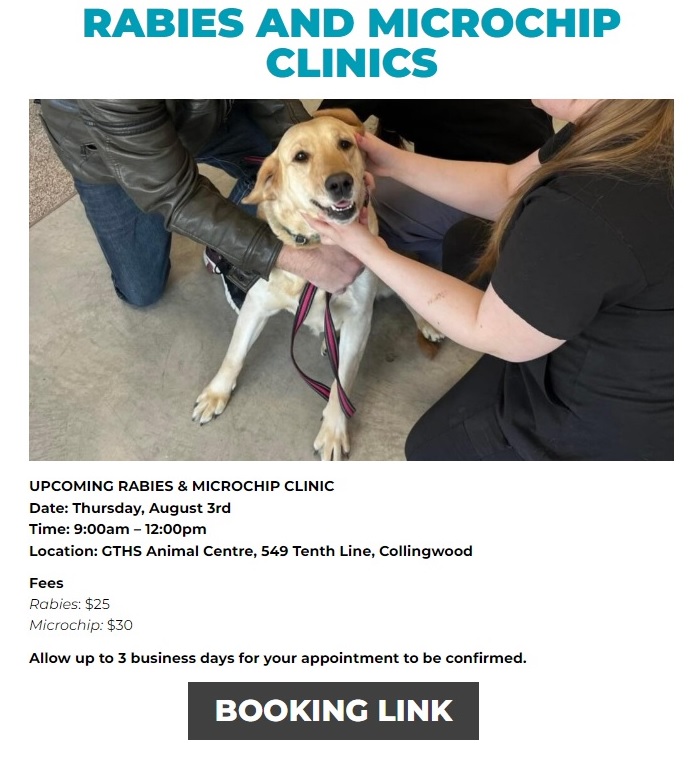 Rabies Vaccine Clinics Ontario Association Of Veterinary Technicians   SMD 08 03 2023 