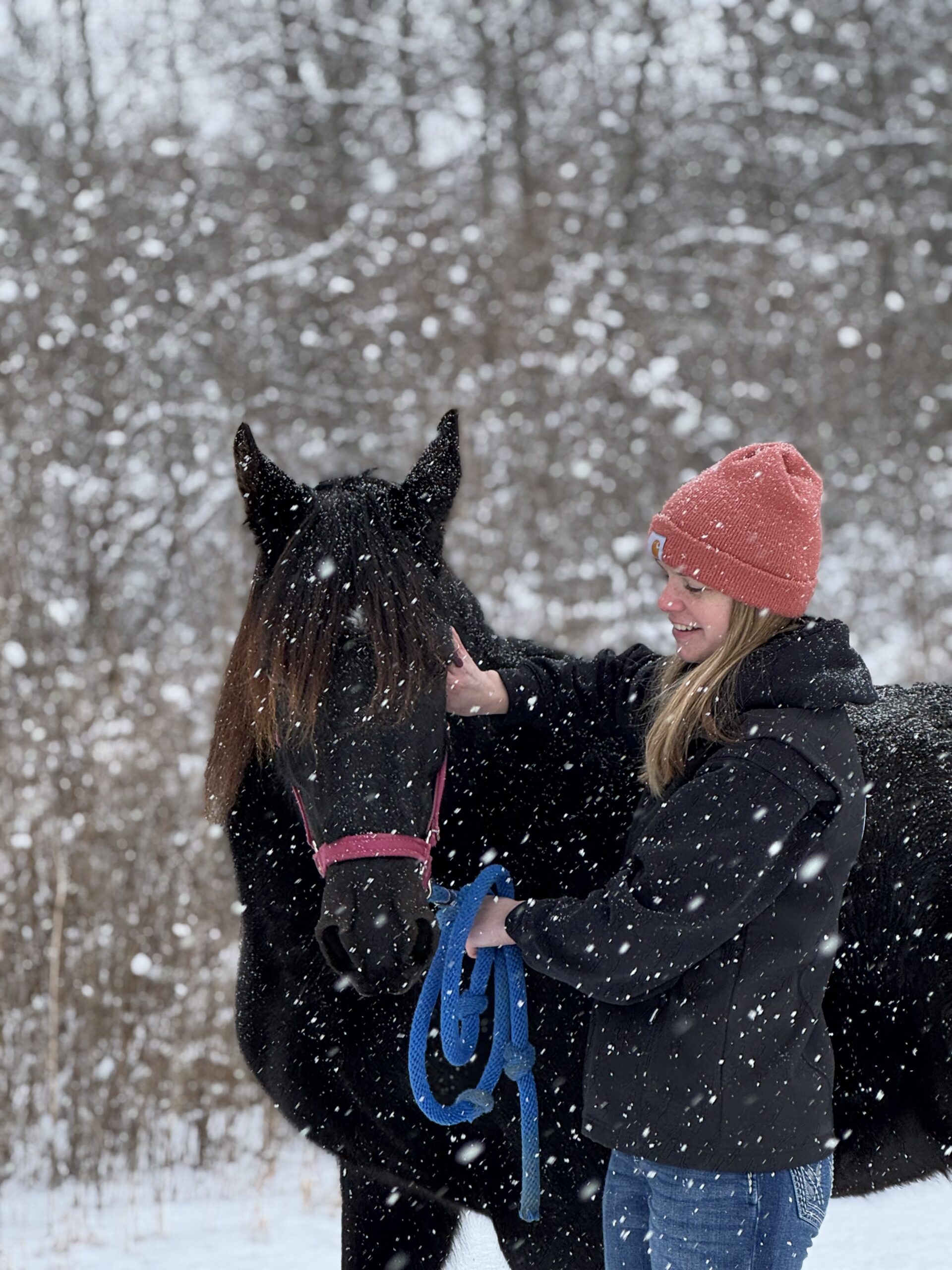 An RVT and her horse