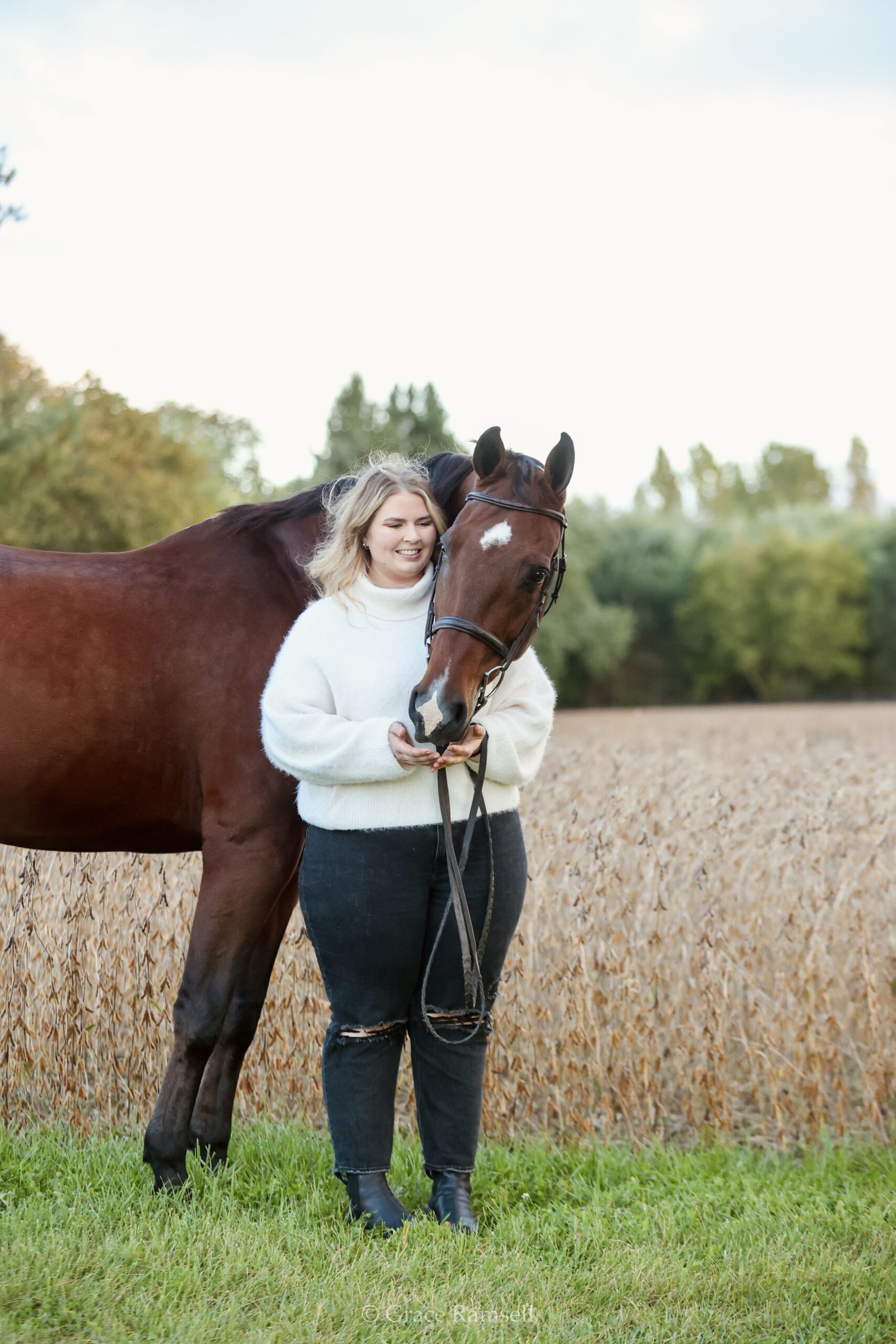 An RVT and her horse