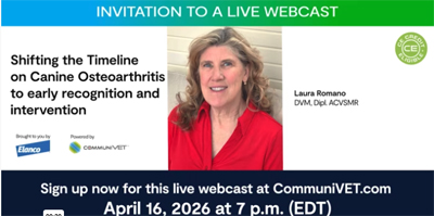 Shifting the Timeline on Canine Osteoarthritis to early recognition and intervention