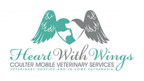 Coulter Veterinary Hospice Services/ Heart with Wings